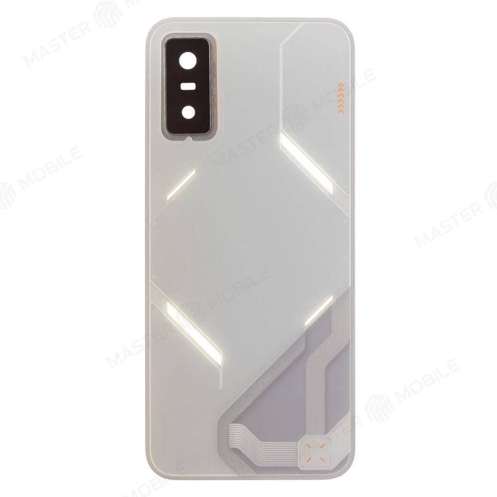 Задняя крышка для Infinix GT 30 (X6876) (серебристый) (в сборе со стеклом камеры)