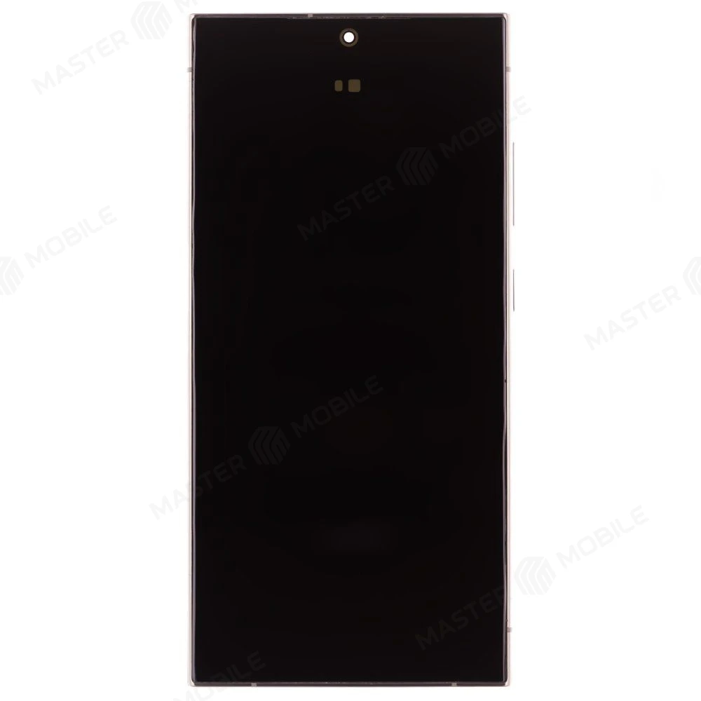 Дисплей для Samsung S928 Galaxy S24 Ultra + тачскрин (золотистый) (в рамке) (ORIG100) (возможен дефект ЛКП) фото №1