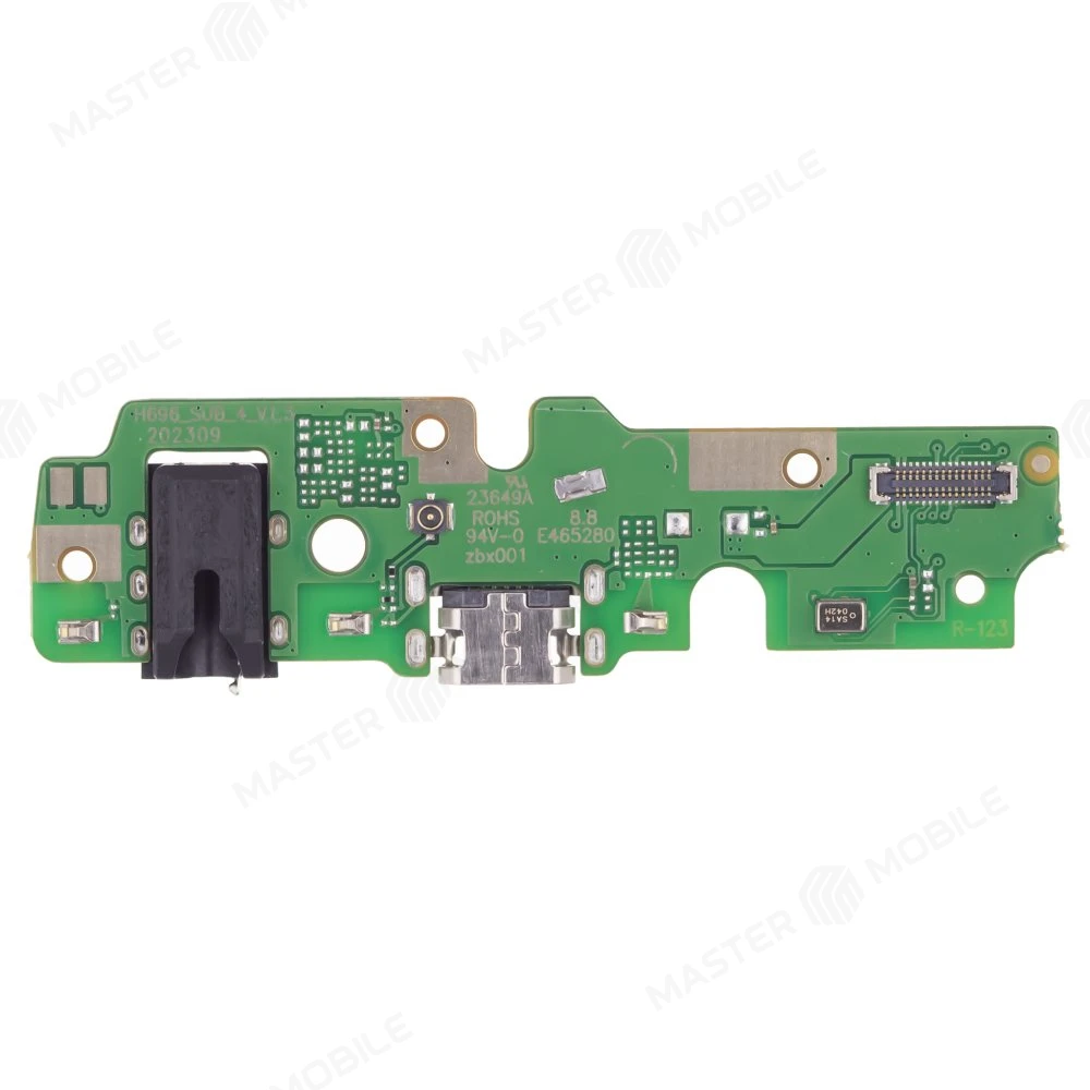 Нижняя плата для Tecno Spark 7 (KF6N) с комп. + разъем зарядки + микрофон  фото №1