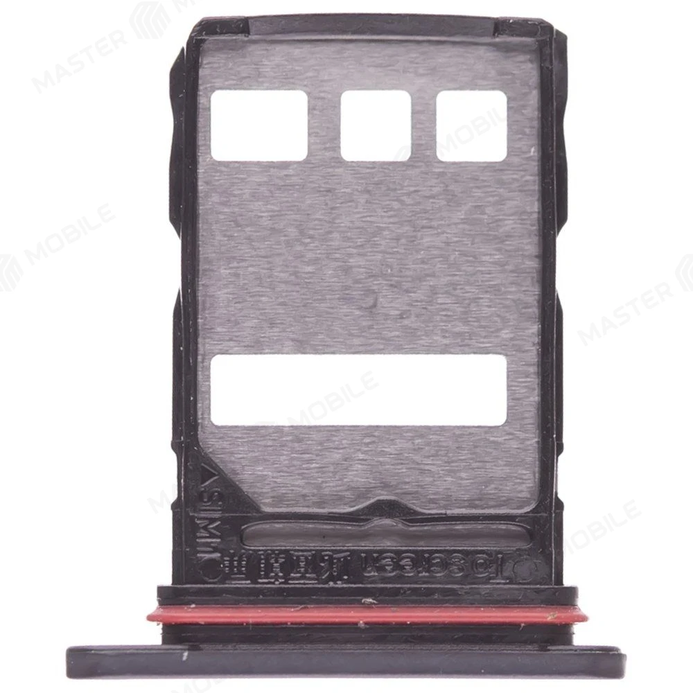 Держатель сим-карты для Huawei Honor X9c (BRP-NX1) (черный)  фото №1