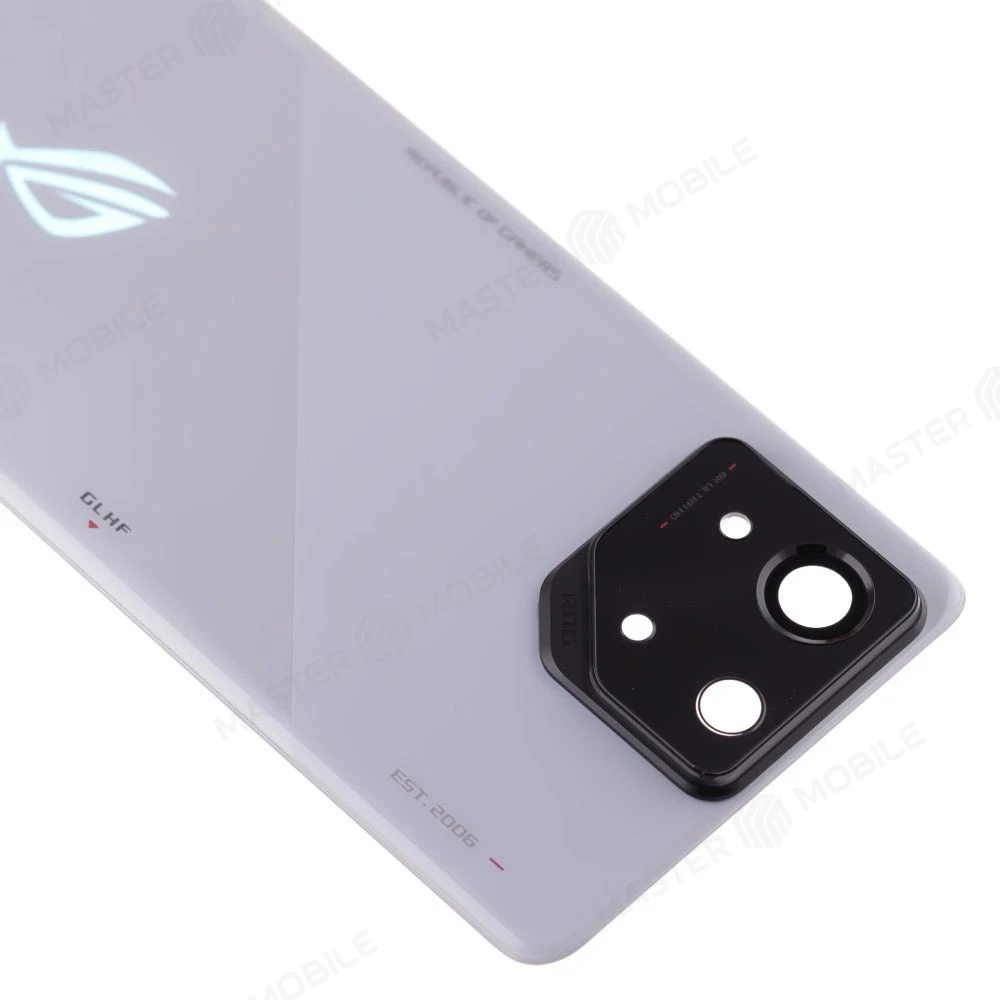 Задняя крышка для Asus ROG Phone 8 (AI2401) (серый) (в сборе со стеклом камеры) (ORIG100) фото №3