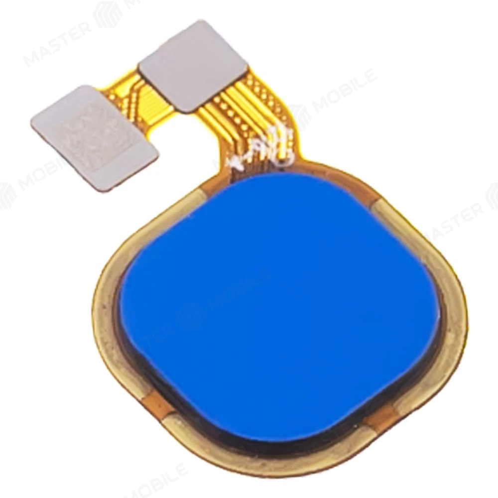 Шлейф для Infinix Hot 12i (X665B) / Hot 12 Play NFC (X6816D) / Hot 20i (X665E) и др. с комп. + сканер отпечатка пальца (синий) фото №3