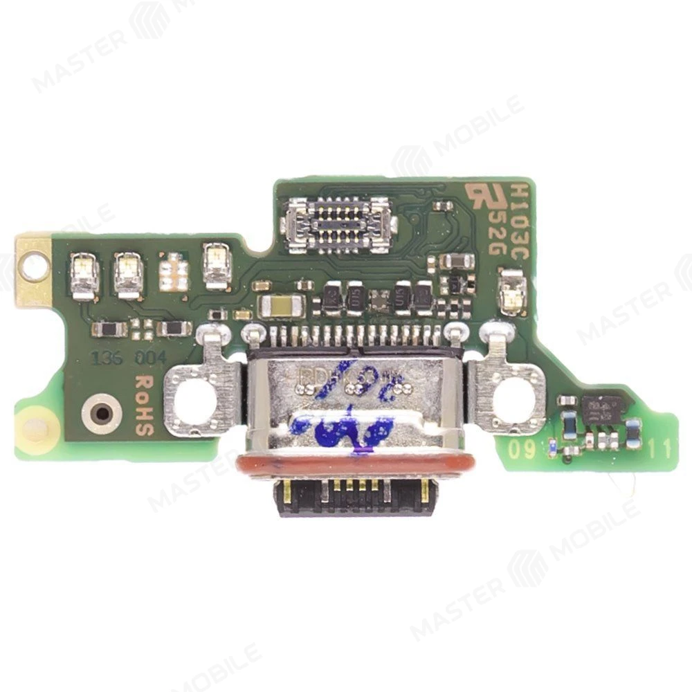 Нижняя плата для Tecno Camon 40 Pro 5G (CM7) с комп. + разъем зарядки + микрофон + разъем SIM (ORIG100) фото №2