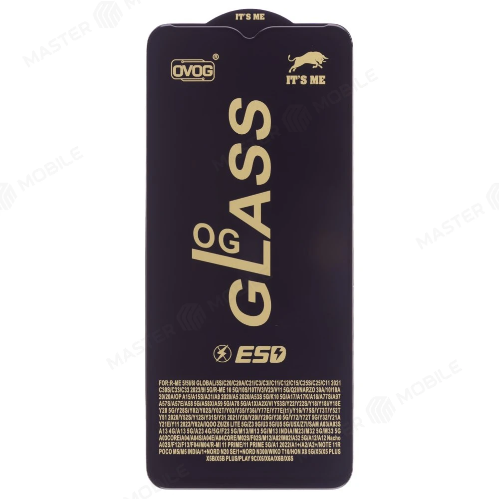 Защитное стекло OG Glass для Samsung A025 Galaxy A02s / A035 Galaxy A03 / A125 Galaxy A12 / M127 Galaxy M12 / M135 Galaxy M13 и др. (черный)
