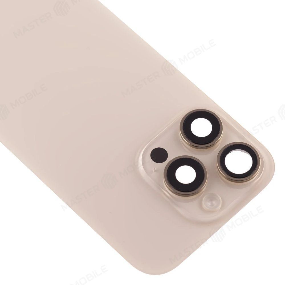 Задняя крышка для Apple iPhone 16 Pro (золотистый) (в сборе) (ORIG100) (SP) фото №3