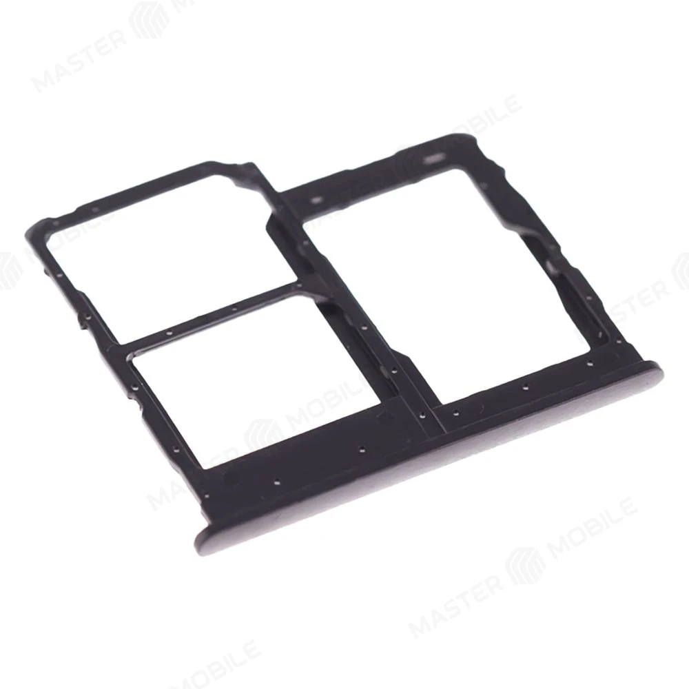 Держатель сим-карты для Samsung A013 Galaxy A01 Core (черный) фото №3