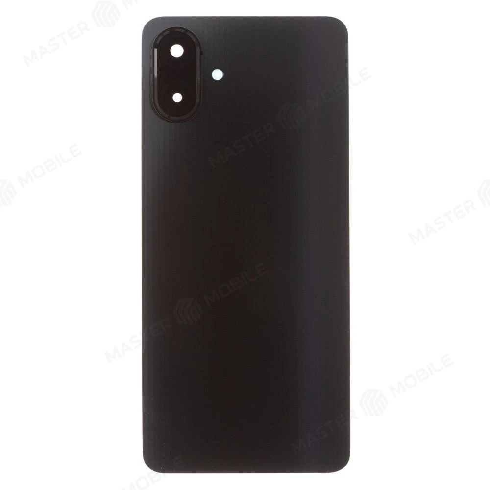 Задняя крышка для Samsung A075 Galaxy A07 4G (черный) (в сборе со стеклом камеры)