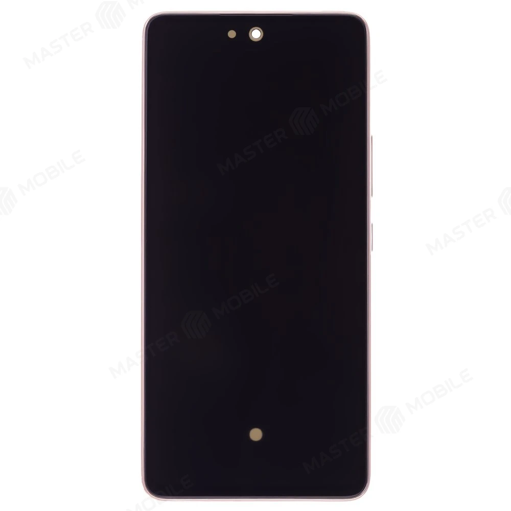 Дисплей для Samsung A536 Galaxy A53 5G + тачскрин (золотистый) (в рамке) (ORIG100)
