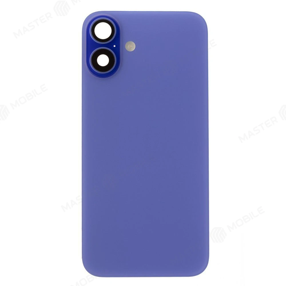 Задняя крышка для Apple iPhone 16 Plus (синий) (в сборе) (ORIG100) (Снятый) (возможен дефект ЛКП)
