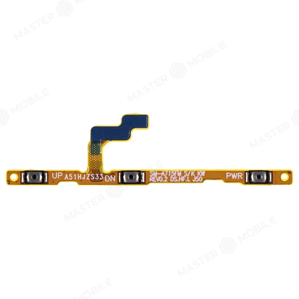 Шлейф для Samsung A515 Galaxy A51 / A715 Galaxy A71 с комп. (на кнопку включения и кнопки громкости)  фото №1