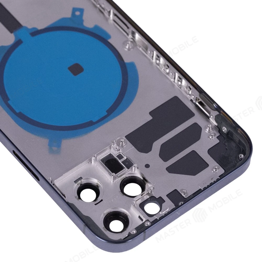 Корпус для Apple iPhone 12 Pro Max (синий) (Premium) фото №3