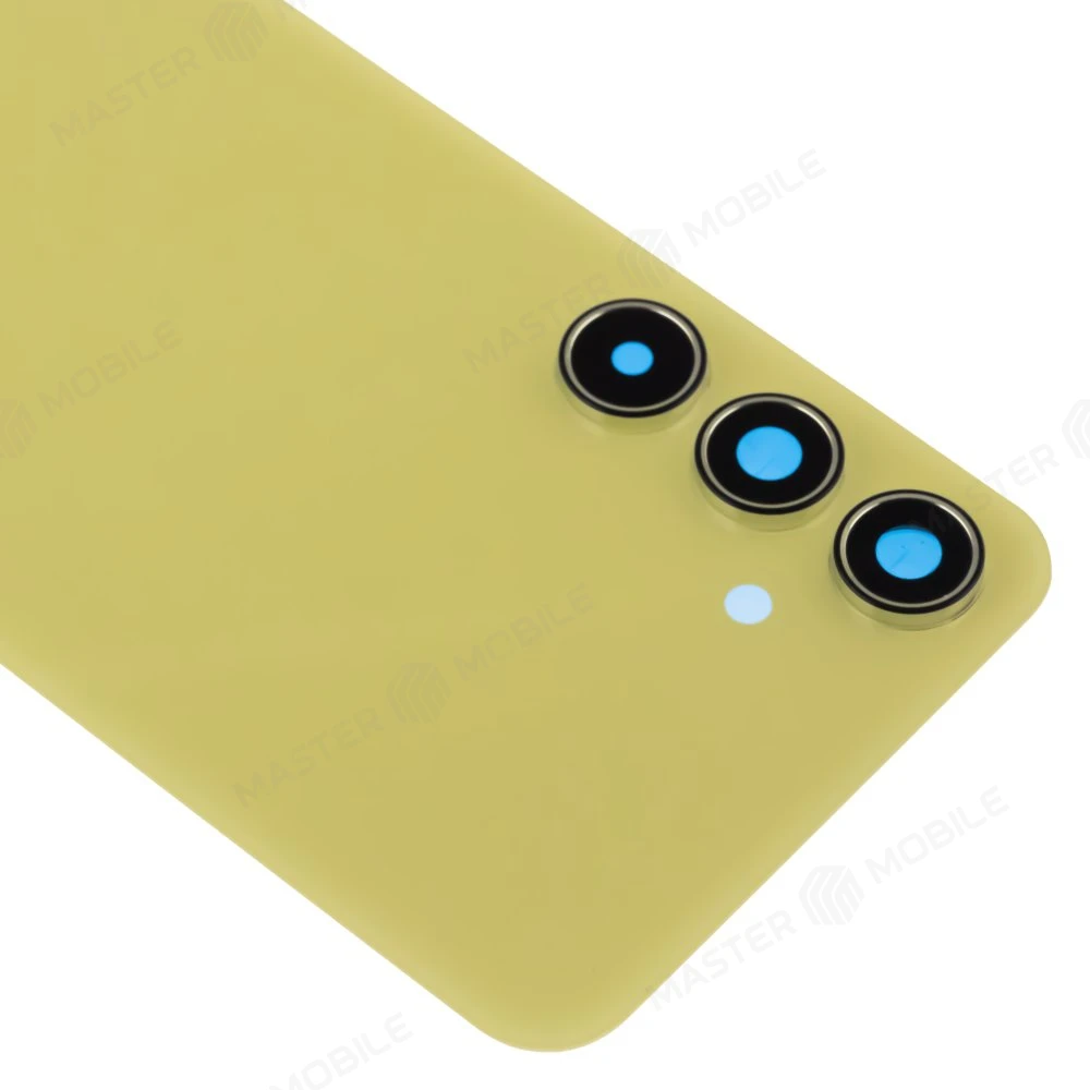 Задняя крышка для Samsung A556 Galaxy A55 5G (желтый) (в сборе со стеклом камеры) фото №3