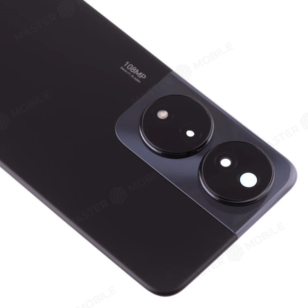 Задняя крышка для Huawei Honor 90 Smart (CLK-NX1) (черный) (в сборе со стеклом камеры)  фото №3