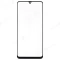 Стекло модуля для Samsung A315 Galaxy A31 + OCA (черный) фото №1