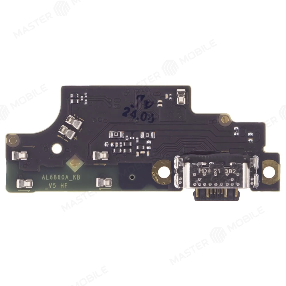 Нижняя плата для Xiaomi Redmi Note 13 Pro 4G (23117RA68G) с комп. + разъем зарядки + микрофон (ORIG100) фото №2