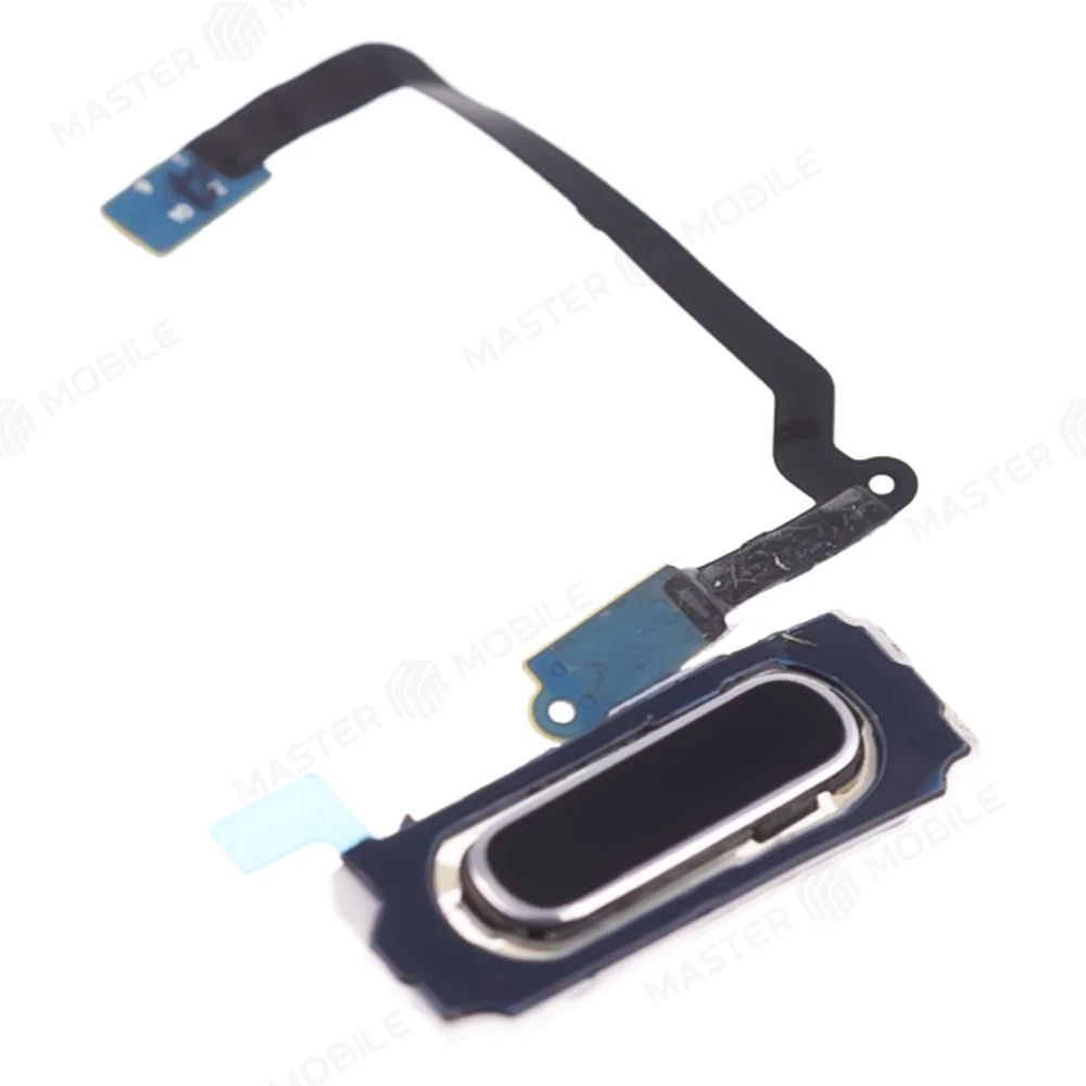 Шлейф для Samsung G900 Galaxy S5 с комп. + сканер отпечатка пальца (черный)  фото №3