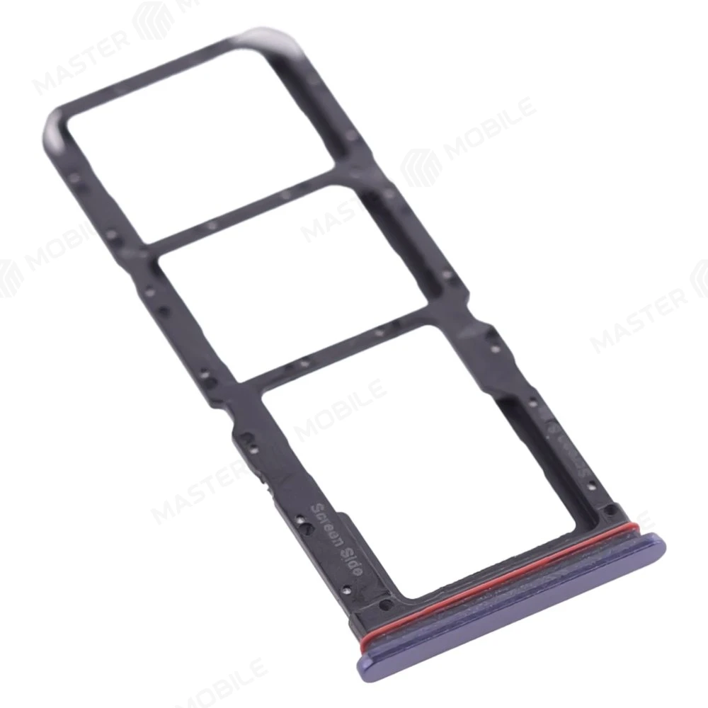 Держатель сим-карты для Tecno Spark 10 Pro (KI7) (черный) фото №3