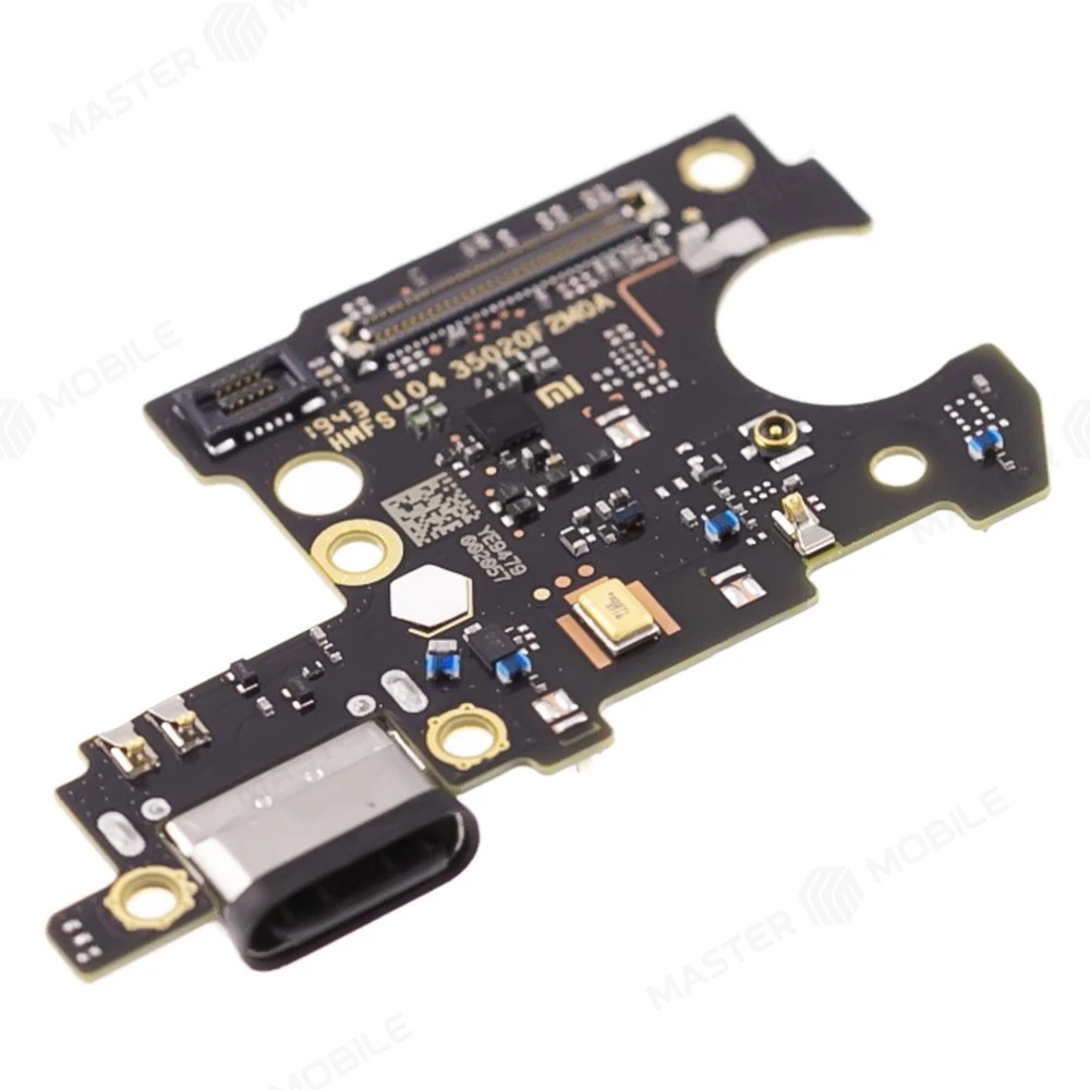 Нижняя плата для Xiaomi Mi 9 SE (M1903F2G) с комп. + разъем зарядки + микрофон (ORIG100)  фото №3