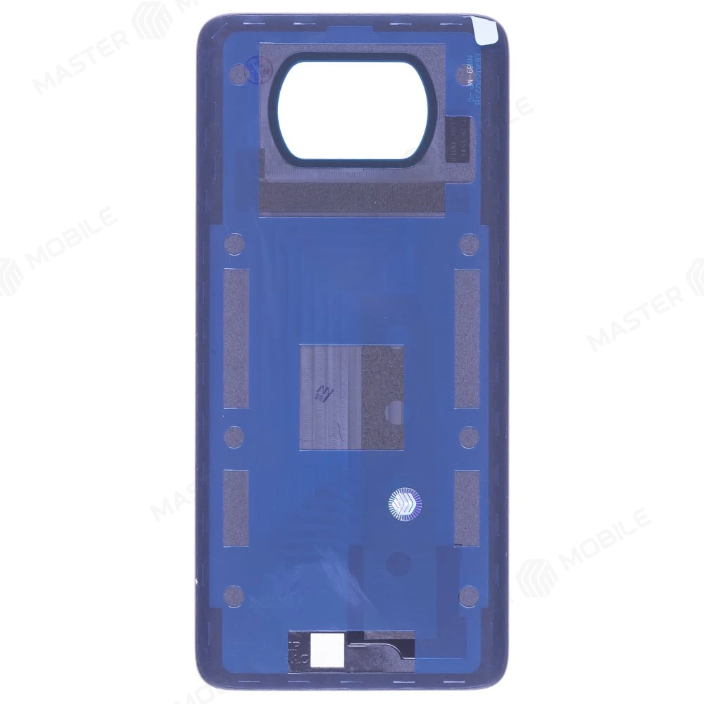 Задняя крышка для Xiaomi Poco X3 / Poco X3 NFC (M2007J20CG) / Poco X3 Pro (M2102J20SG) (черный) (Premium) фото №2