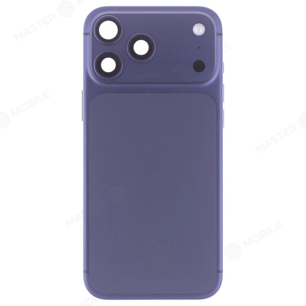 Корпус для Apple iPhone 17 Pro Max (SIM + eSIM) (синий) (в сборе) (ORIG100) (Снятый) (возможен дефект ЛКП) фото №1