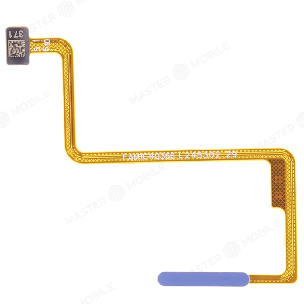 Шлейф для Realme 10 Pro 5G (RMX3661) с комп. + сканер отпечатка пальца (голубой)  фото №1