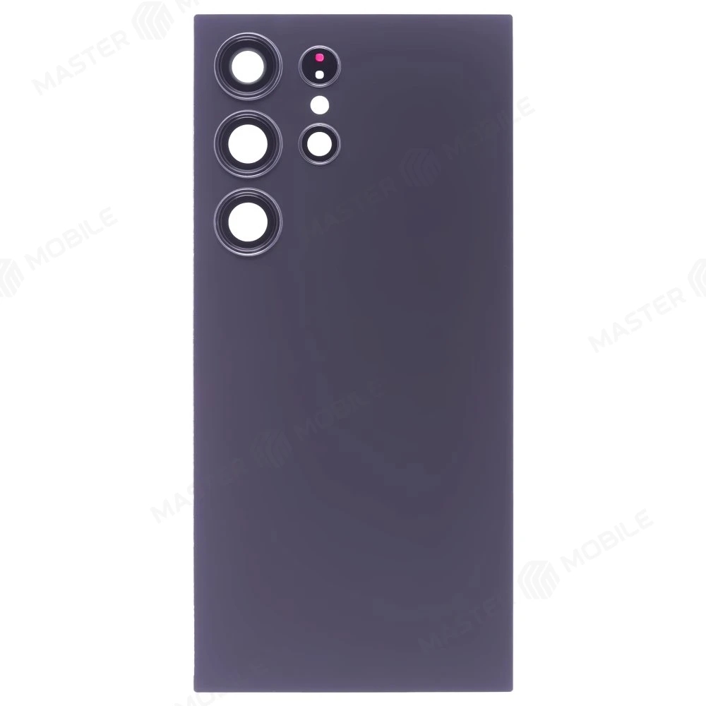 Задняя крышка для Samsung S928 Galaxy S24 Ultra (черный) (в сборе со стеклом камеры)