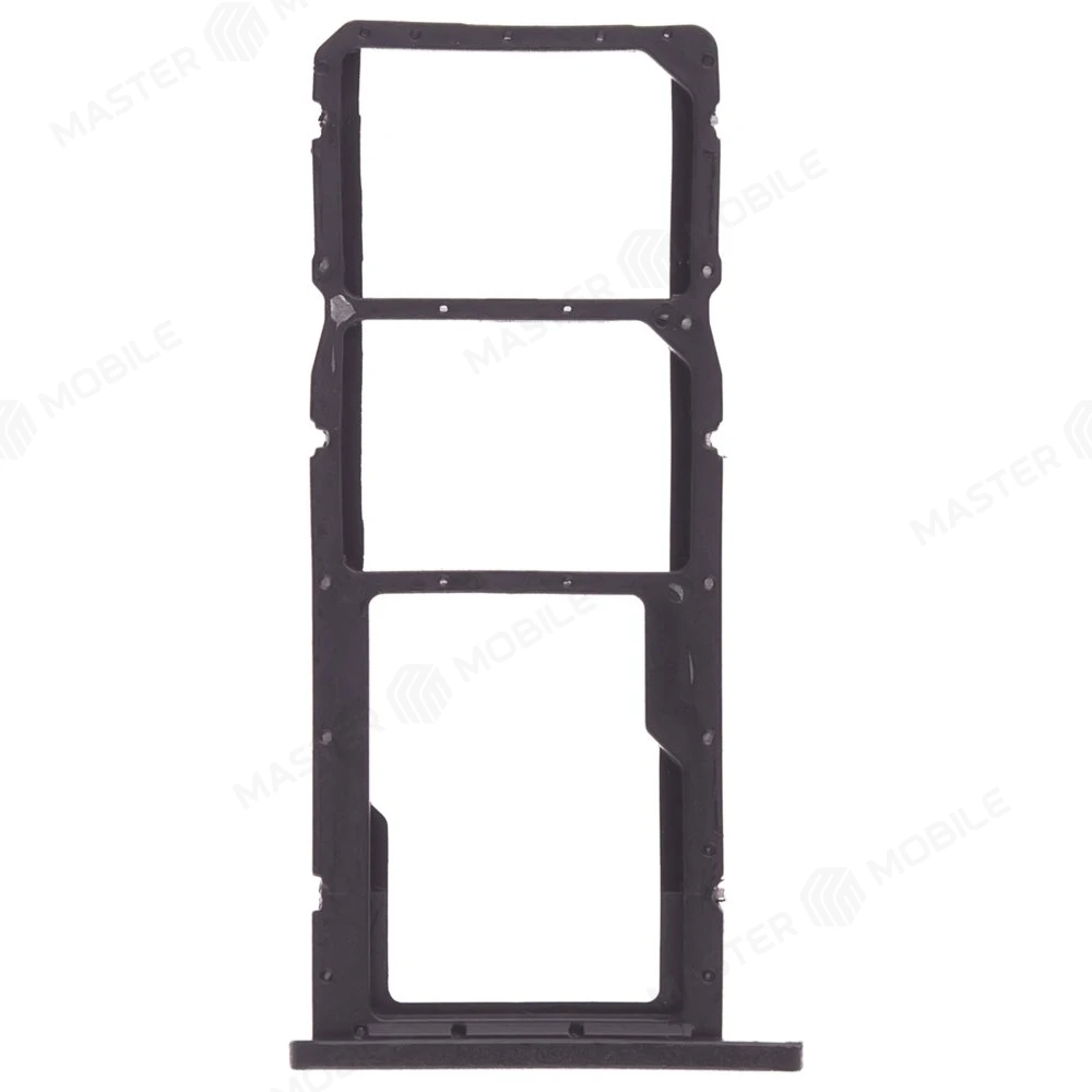 Держатель сим-карты для Huawei Y6 2019 (MRD-LX1F) / Y6s (JAT-LX1) (черный)