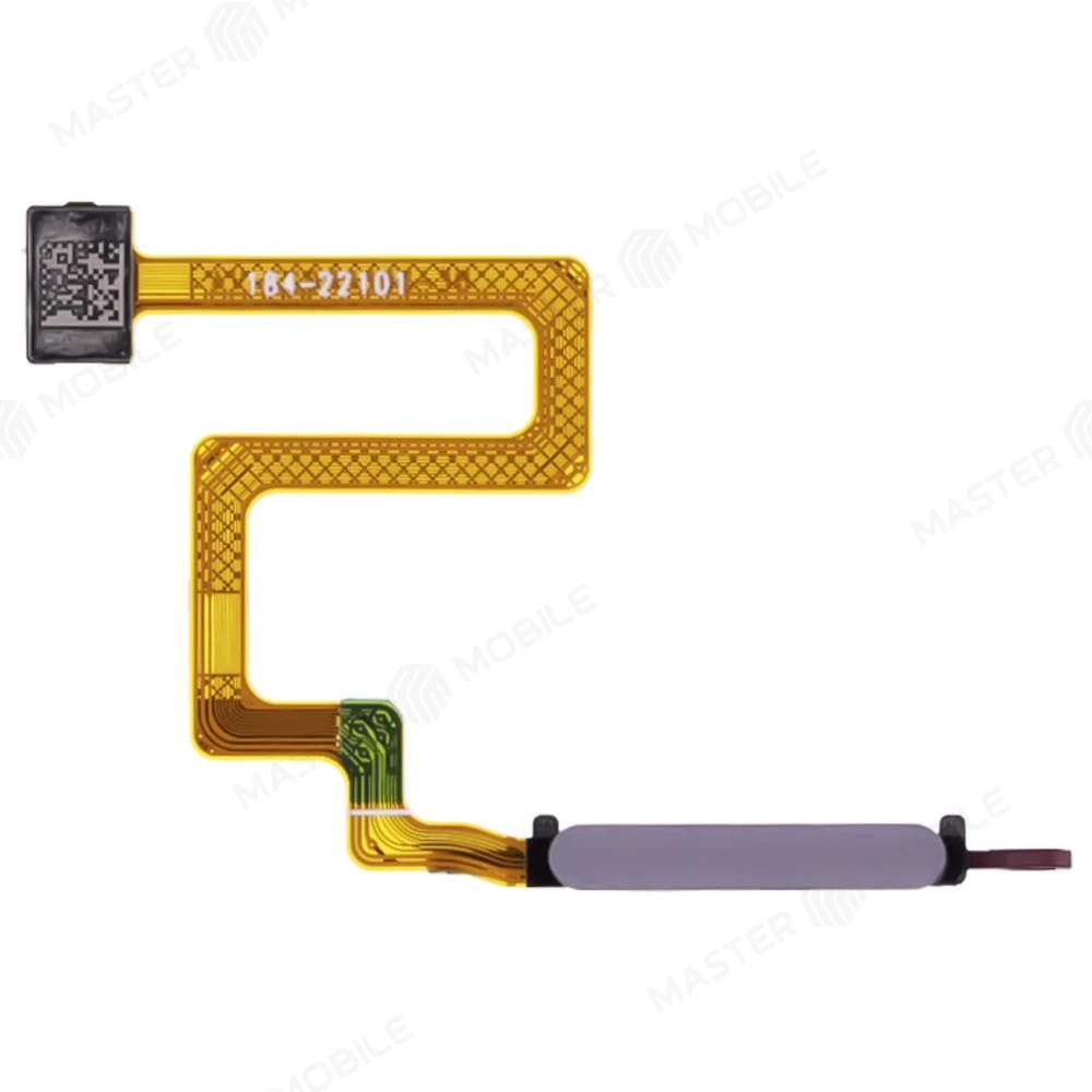 Шлейф для Samsung A226 Galaxy A22 5G/A226 Galaxy A22s 5G с комп. + сканер отпечатка пальца (серебристый) фото №1