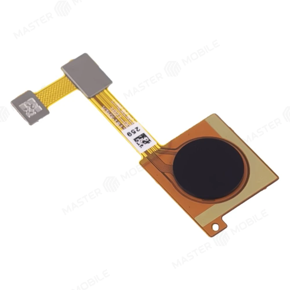 Шлейф для Xiaomi Mi A2 (M1804D2SG) / Mi 6x с комп. + сканер отпечатка пальца (черный)  фото №3