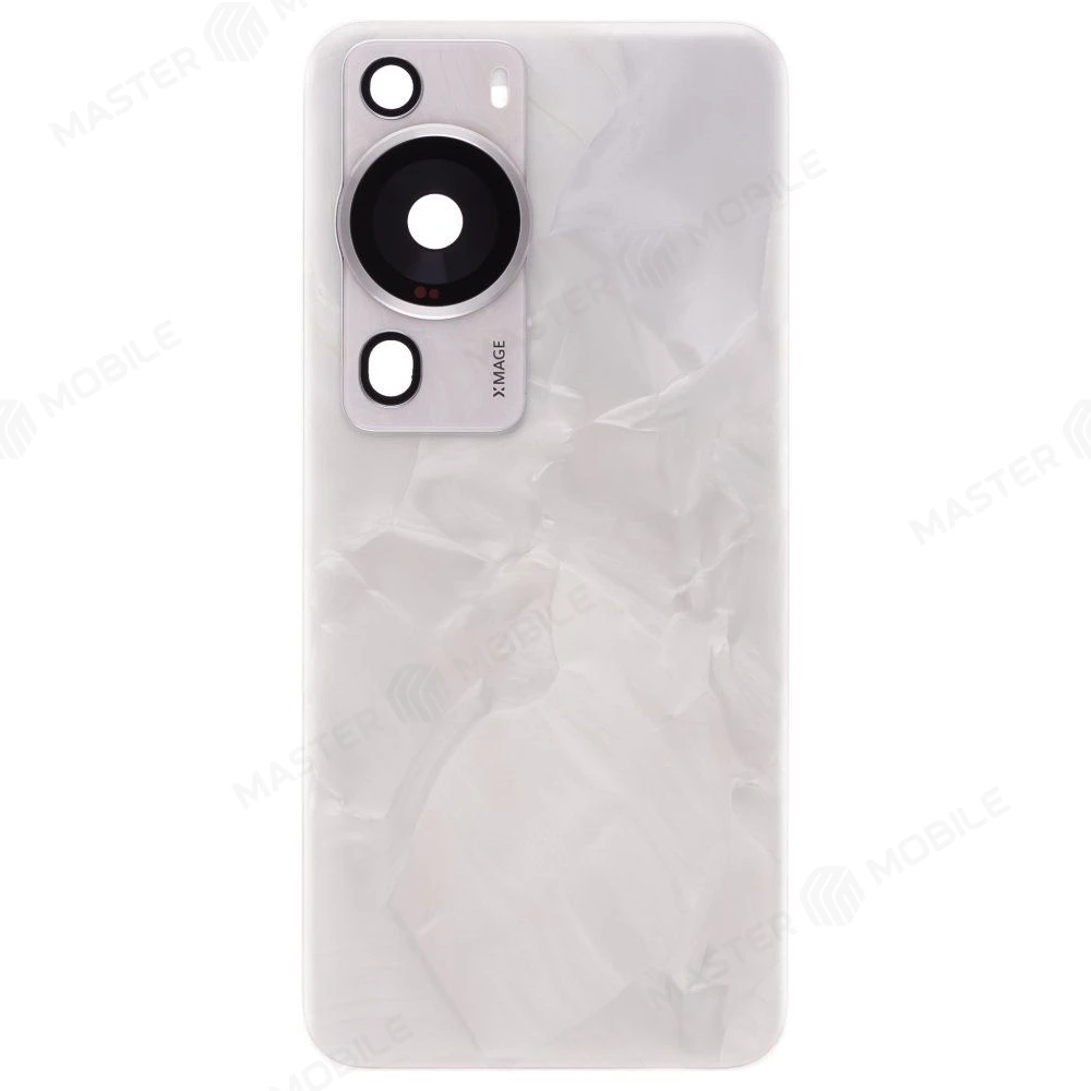 Задняя крышка для Huawei P60 Pro (MNA-LX9) (белый) (в сборе со стеклом камеры) (ORIG100)  фото №1