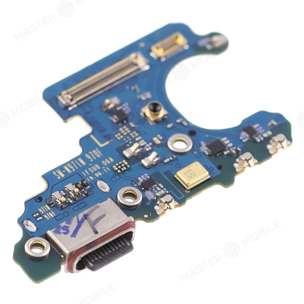 Нижняя плата для Samsung N970 Galaxy Note 10 с комп. + разъем зарядки + микрофон (ORIG100)  фото №3