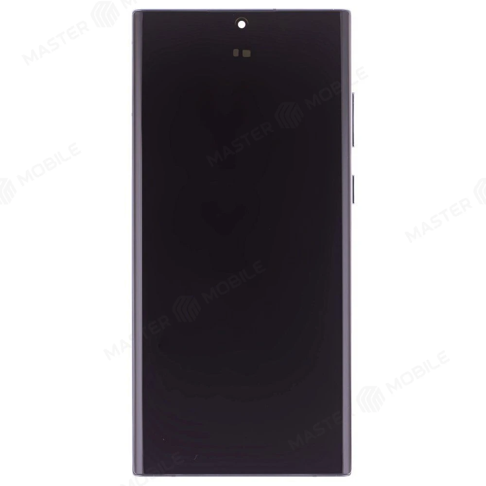 Дисплей для Samsung S908 Galaxy S22 Ultra + тачскрин (зеленый) (в рамке) (OLED) (Full Size)