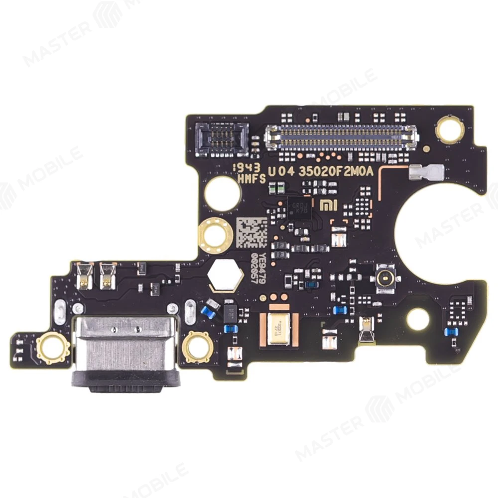 Нижняя плата для Xiaomi Mi 9 SE (M1903F2G) с комп. + разъем зарядки + микрофон (ORIG100)  фото №1