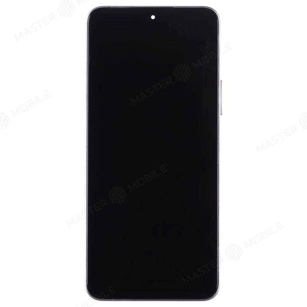 Дисплей для Huawei Honor X8a (CRT-LX1) / Honor 90 Lite (CRT-NX1) + тачскрин (серебристый) (в рамке) (ORIG)