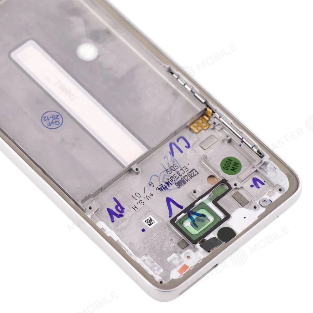 Дисплей для Samsung A336 Galaxy A33 5G + тачскрин (серебристый) (в рамке) (OLED) (Full Size) фото №3