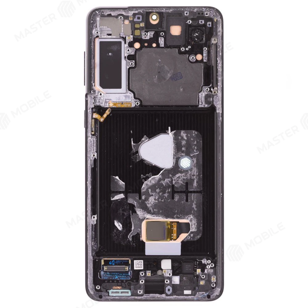 Дисплей для Samsung G996 Galaxy S21+ + тачскрин (черный) (в рамке) (ORIG100) (возможен дефект ЛКП) фото №2