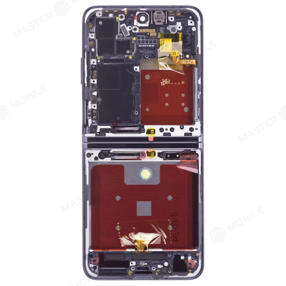 Дисплей для Huawei P50 Pocket (BAL-L49) + тачскрин (внутренний) (черный) (в рамке) (ORIG100) (SP) фото №2