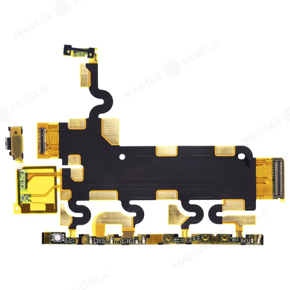 Шлейф для Sony C6902/C6903/C6906 Xperia Z1 с комп. (на кнопку включения и кнопки громкости) + микрофон  фото №1