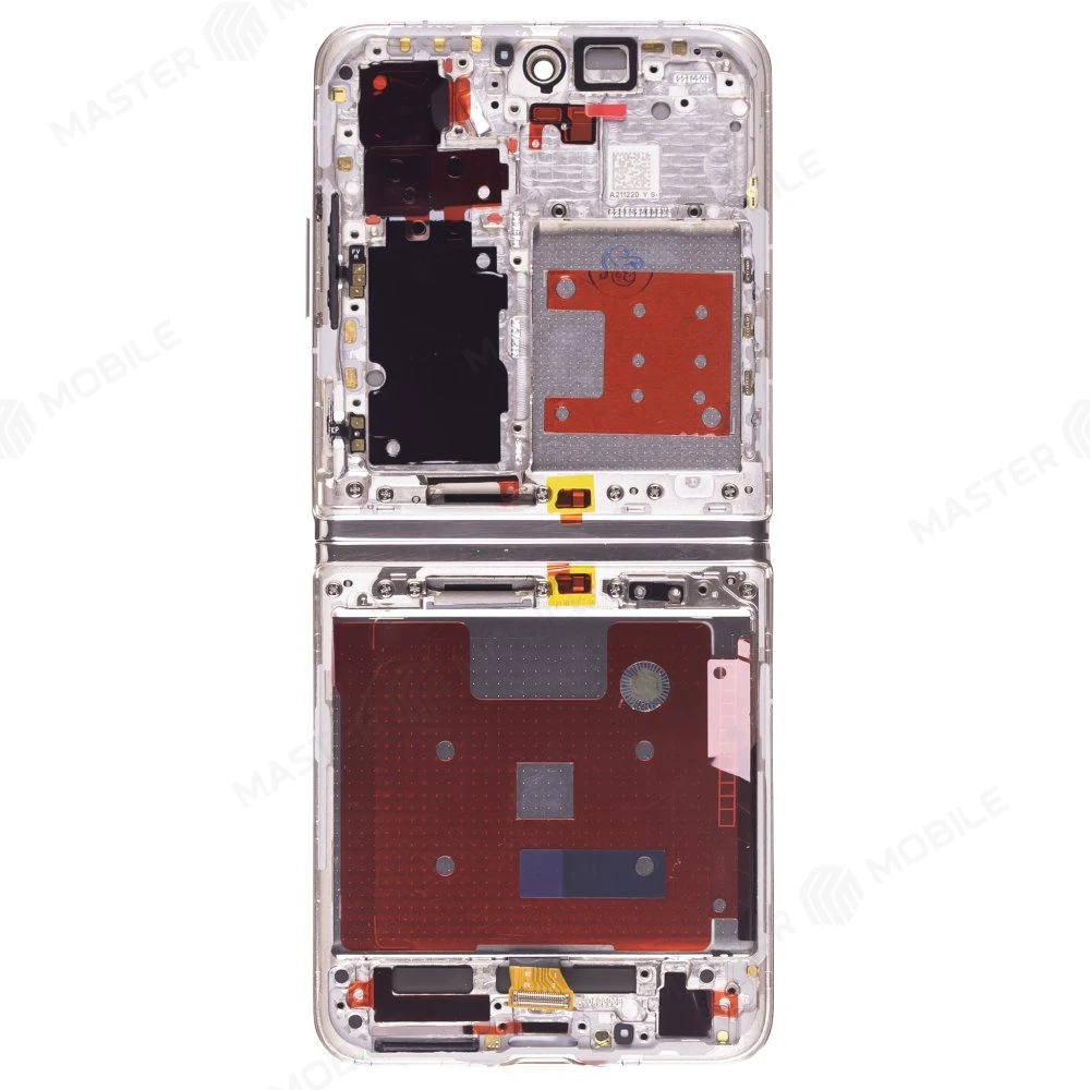 Дисплей для Huawei P50 Pocket (BAL-L49) + тачскрин (внутренний) (золотистый) (в рамке) (ORIG100) (SP) фото №2