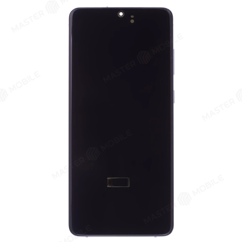 Дисплей для Samsung G985 Galaxy S20+ / G986 Galaxy S20+ 5G + тачскрин (голубой) (в рамке) (ORIG100) (возможен дефект ЛКП) фото №1