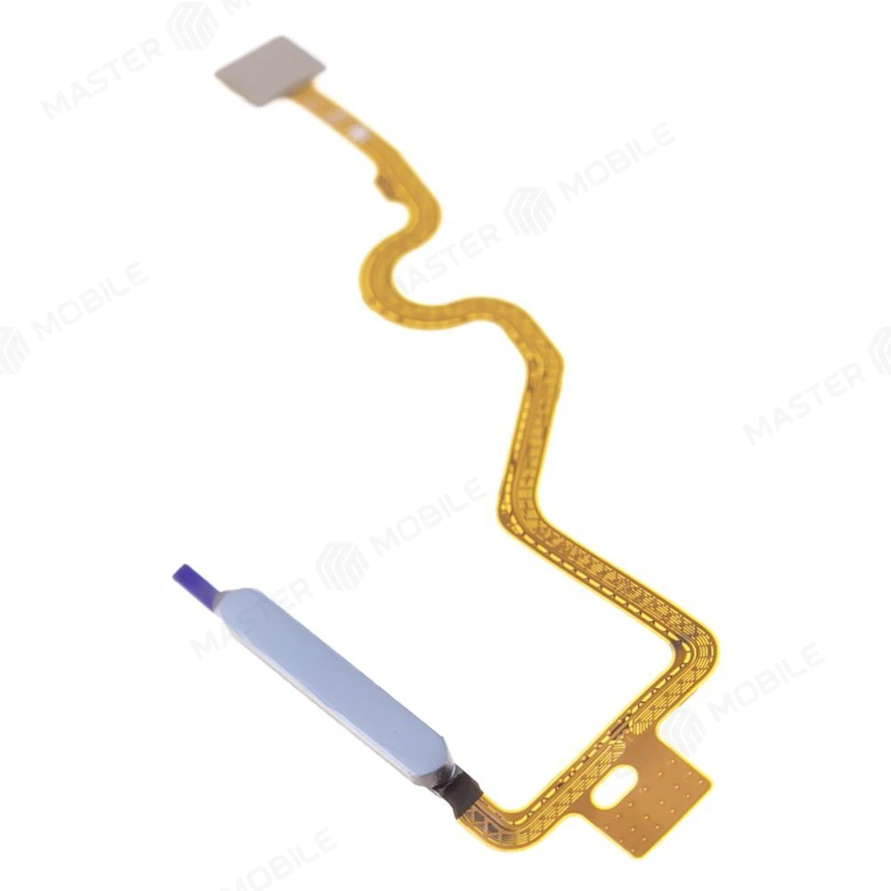 Шлейф для Tecno Spark 40C (KM4k) с комп. + сканер отпечатка пальца (голубой) фото №3