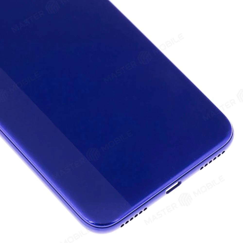Задняя крышка для Huawei Honor Play 8A (JAT-L09) (синий) (в сборе со стеклом камеры) фото №4
