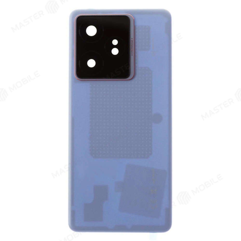 Задняя крышка для Realme GT 7 (RMX5061) (синий) (в сборе со стеклом камеры) (ORIG100)