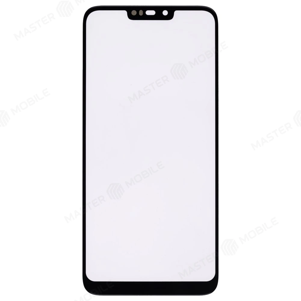 Стекло модуля для Huawei Honor 8C (BKK-AL10) + OCA (черный)  фото №1