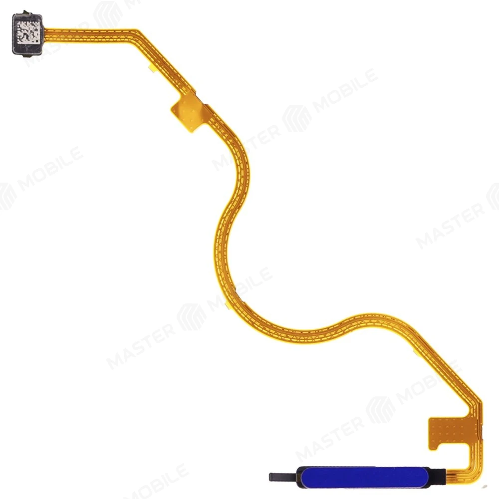 Шлейф для Tecno Pova 4 (LG7n) с комп. + сканер отпечатка пальца (синий)  фото №1