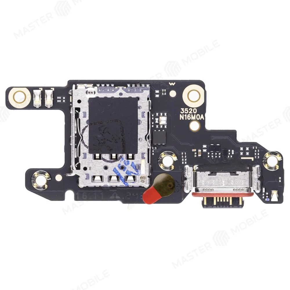 Нижняя плата для Xiaomi Poco X6 (23122PCD1G) / Redmi Note 13 Pro 5G (2312DRA50C) с комп. + разъем зарядки + микрофон (ORIG100) фото №2