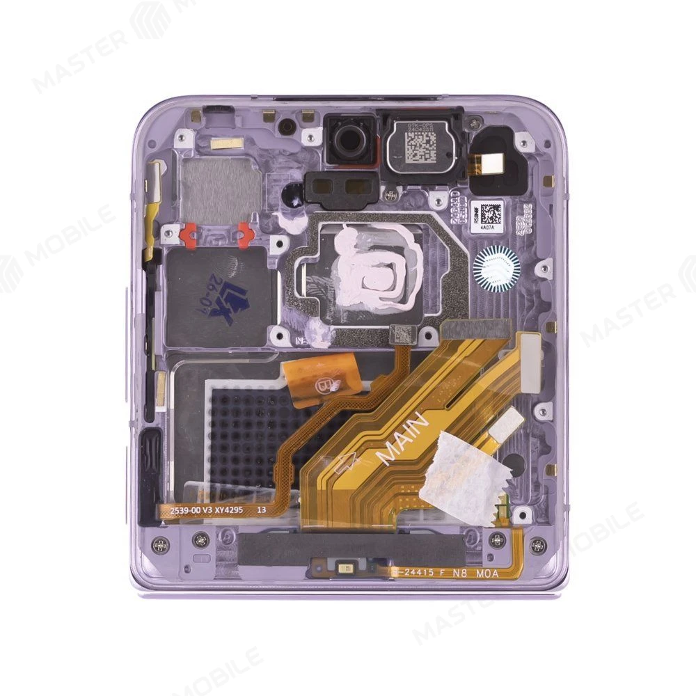 Дисплей для Xiaomi Mix Flip (2405CPX3DG) + тачскрин (внутренний) (фиолетовый) (в рамке) (ORIG100) (SP) фото №3