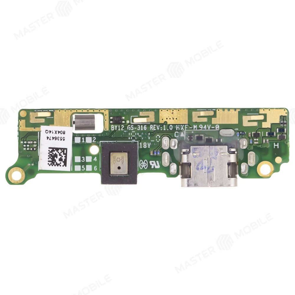 Нижняя плата для Sony H4113 Xperia XA2 Dual с комп. + разъем зарядки + микрофон + вибро (ORIG100) фото №2