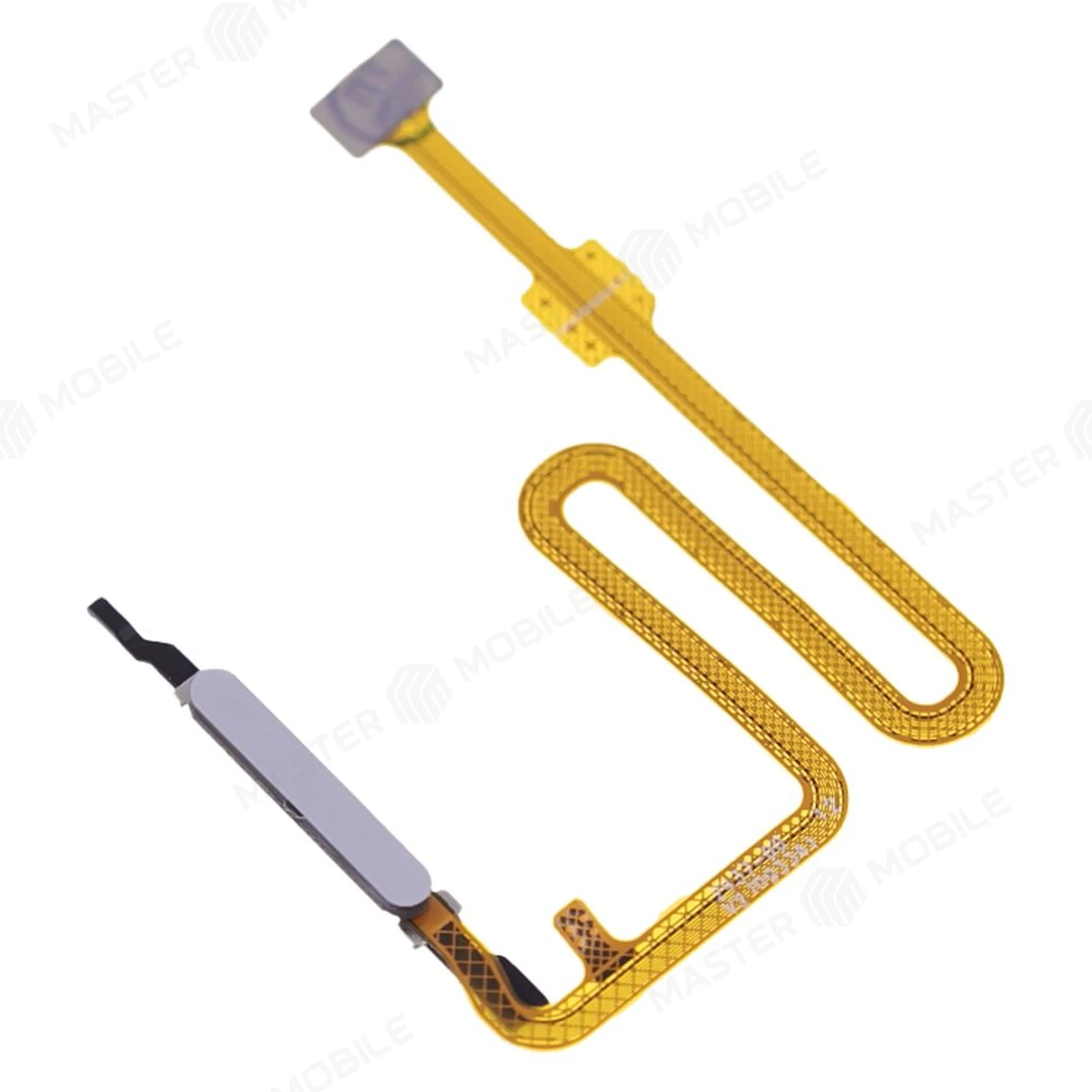 Шлейф для Samsung A057 Galaxy A05s с комп. + сканер отпечатка пальца (серебристый) фото №3