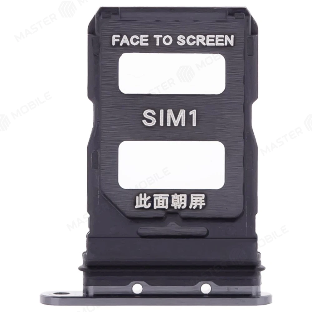 Держатель сим-карты для Xiaomi 13 Pro (2210132G) (черный) фото №1